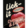 Смазка для орального секса Lick It со вкусом клубники с шампанским - 100 мл.