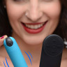 Голубая вибропуля с пультом ДУ 21X Vibrating Bullet with Remote Control