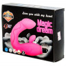 Розовый вибратор Magic Dream для массажа точки G и клитора Розовый вибратор Magic Dream для массажа точки G и клитора
