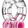 Розовое эрекционное виброкольцо Arouser Vibrating C-Ring