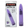 Фиолетовый мини-вибратор Slim Mini Vibe - 13,2 см.