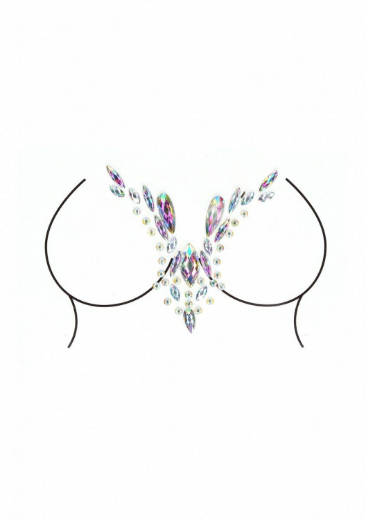 Пояс для чулок с гартерами и наклейкой Kiss Garterbelt   Dazzling Sticker