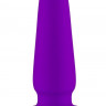 Фиолетовый анальный вибромассажер B5 - 13,97 см.