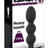 Тяжелая анальная елочка Heavy Beads - 13,3 см.