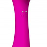 Розовый клиторальный стимулятор Joy с функцией вибратора - 18,9 см.
