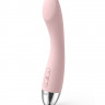 Нежно-розовый вибратор Amy - 17 см.