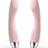 Нежно-розовый вибратор Amy - 17 см.