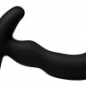 Черный массажер простаты Pro-Digger 7X Silicone Stimulating Beaded P-Spot Vibe