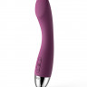 Фиолетовый вибратор Amy - 17 см.