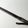 Мягкий кожаный спанкер с ручкой-петлёй - 57 см.
