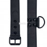 Черный ошейник Bondage Fetish Black Matt Collar With Leash с цепочкой-поводком Черный ошейник Bondage Fetish Black Matt Collar With Leash с цепочкой-поводком
