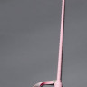 Розовый стек с наконечником-крестом из искусственной кожи - 70 см.