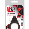 Чёрное эрекционное кольцо LIT-UP SILICONE STIMU RING 1 BLACK Чёрное эрекционное кольцо LIT-UP SILICONE STIMU RING 1 BLACK