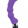 Фиолетовый вибромассажер G для стимуляции G-точки - 21,5 см.