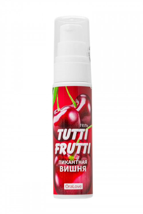 Гель-смазка Tutti-frutti с вишнёвым вкусом - 30 гр.