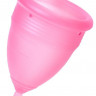 Розовая менструальная чаша - размер L