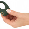 Зеленое эрекционное виброкольцо Luxurious Vibro Cock Ring