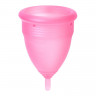 Розовая менструальная чаша - размер S