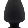 Черная анальная пробка PREMIUM SILICONE PLUG L - 13 см. 