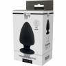 Черная анальная пробка PREMIUM SILICONE PLUG L - 13 см. 