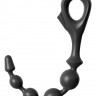 Черная анальная цепочка EZ-Grip Beads - 29,2 см.