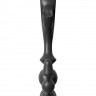 Черная анальная цепочка EZ-Grip Beads - 29,2 см.