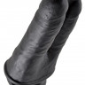Чёрный анально-вагинальный фаллоимитатор Double Penetrator - 20,9 см.