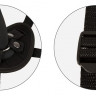 Черный вибрострапон с пультом ДУ RC Vibrating Strap-On - 13 см.