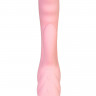 Нежно-розовый вибратор с клиторальным стимулятором Nalone Pure - 20,7 см.