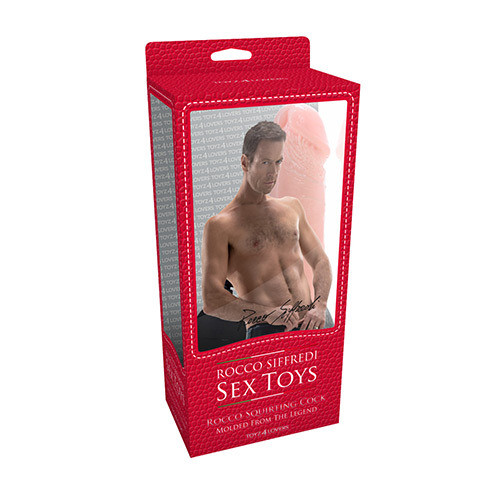 Реалистичный фаллоимитатор с имитацией эякуляции ROCCO REALISTIC SQUIRTING COCK - 23 см.