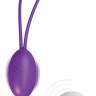 Фиолетовое виброяйцо VeDO Peach с пультом ДУ