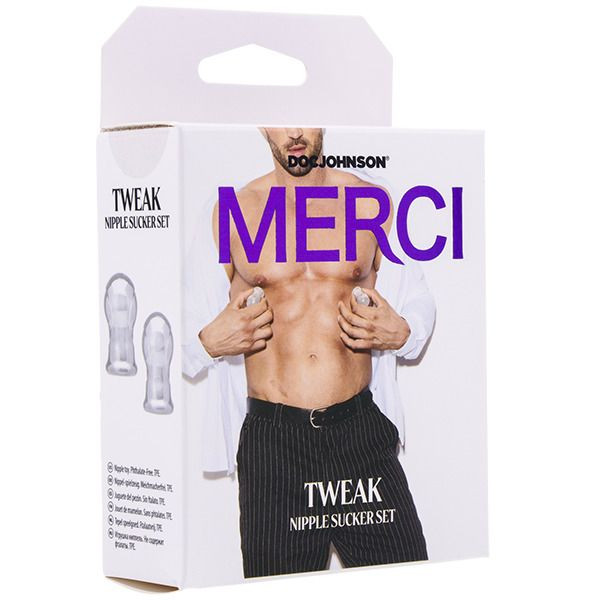 Прозрачные вакуумные зажимы на соски Tweak Nipple Sucker Set