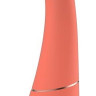 Оранжевый вибромассажер Candice - 22 см.