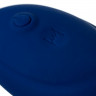 Синяя анальная вибровтулка OPlay Unico с пультом ДУ - 13,5 см.