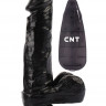 Черный вибратор-реалистик 7.8 Stud Realistic Dildo - 20 см.