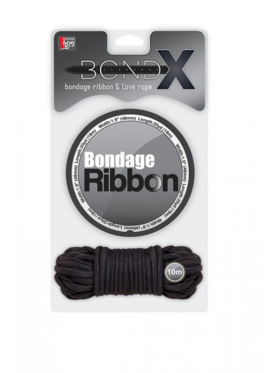 Комплект для связывания BONDX BONDAGE RIBBON   LOVE ROPE BLACK