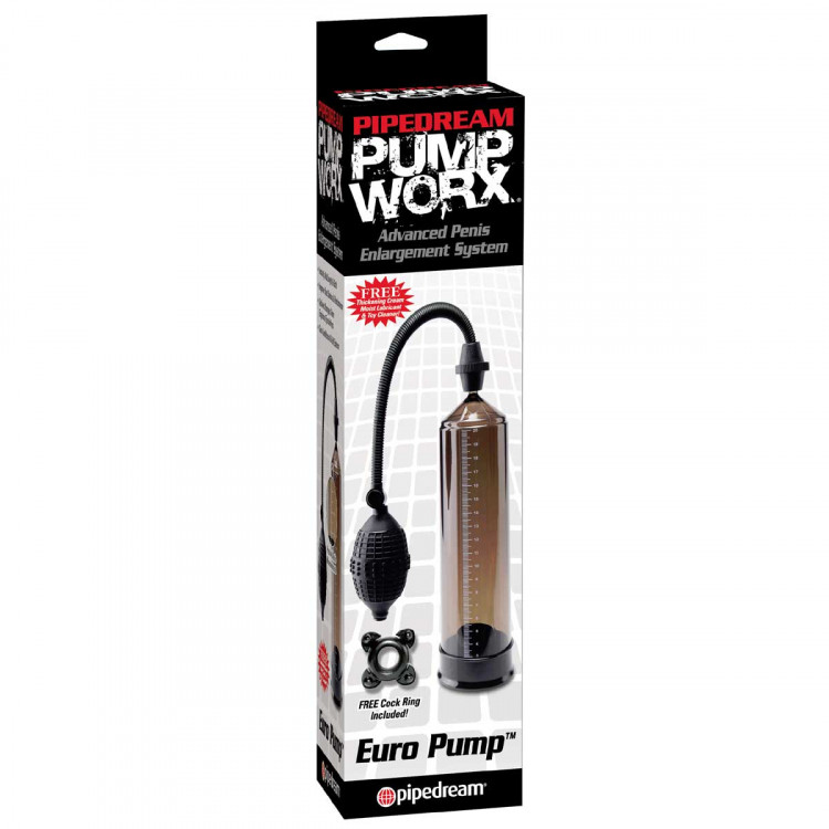 Черная мужская помпа Euro Pump