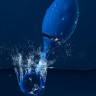 Синяя анальная вибровтулка OPlay Wave с пультом ДУ - 15,5 см.