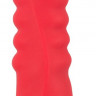 Красный вибратор с 10 режимами вибрации Colorful Joy Ripple - 16,5 см.