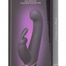 Фиолетовый вибратор Come to Bed Rechargeable Slimline G-Spot Rabbit Vibrator - 22,2 см.