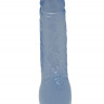 Прозрачный гелевый фаллоимитатор с утолщением - 20,6 см.