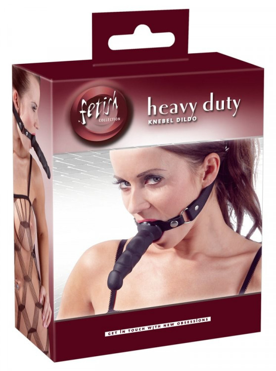 Кляп с наружным фаллоимитатором Knebel mit Dildo