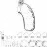 Прозрачный мужской пояс верности Cock Cage Model 03 Chastity