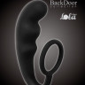 Чёрное эрекционное кольцо с анальным стимулятором Mountain Range Anal Plug Чёрное эрекционное кольцо с анальным стимулятором Mountain Range Anal Plug
