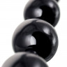 Черная анальная цепочка A-toys - 28,3 см.