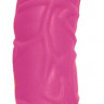 Многоскоростной розовый вибратор-реалистик PURE STUD PINK - 20,3 см.
