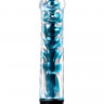 Классический вибратор TOYFA Trio Vibe голубого цвета - 18 см.