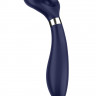 Синий вибромассажер для пар Satisfyer Partner Multifun 3 Синий вибромассажер для пар Satisfyer Partner Multifun 3