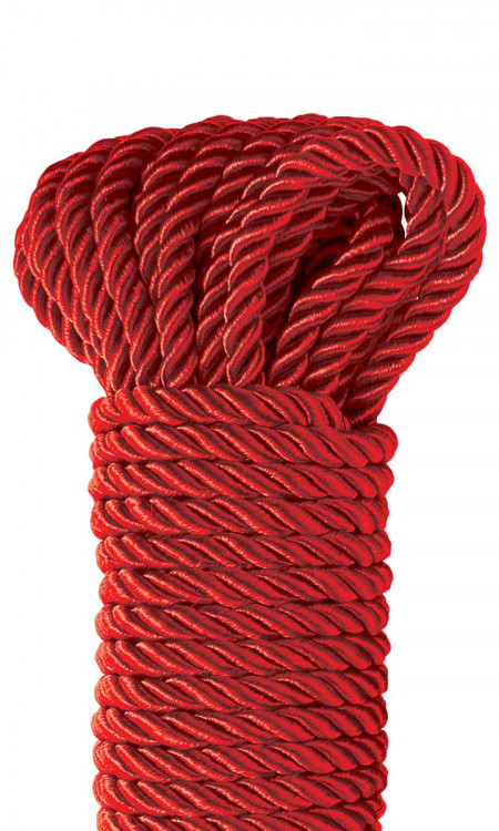 Красная веревка для фиксации Deluxe Silky Rope - 9,75 м.