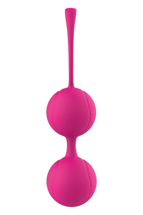 Набор розовых вагинальных шариков PLEASURE BALLS   EGGS DUO BALL SET